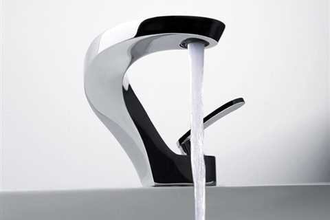 Modern Art Twisted Shape Deck Mounted Bathroom Faucet