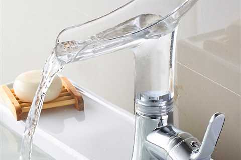 Transparent Glass Spout Waterfall Faucet