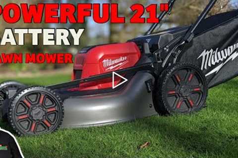 Milwaukee M18 Lawnmower | FAST and POWERFUL | We couldn't keep up with it