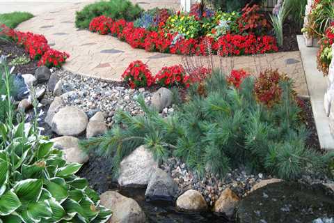 What are examples of hardscapes?