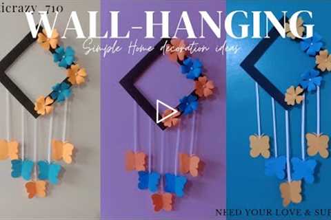 Paper 😀 Wallmate// wall😲 hanging craft ideas 💡#diy #craft #homedecor #wallhanging