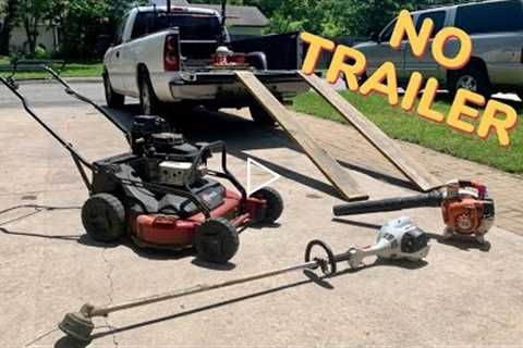 🍃 3-Tool LAWN Setup For $500 Work Days 💰 Solo Lawn Care Business Set-Up - Truck Bed w/ NO Trailer ..