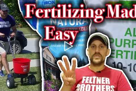 Spring Lawn Fertilizing // Basic Lawn Fertilizer Tips for Green Lawn // How To Fertilize Your Lawn