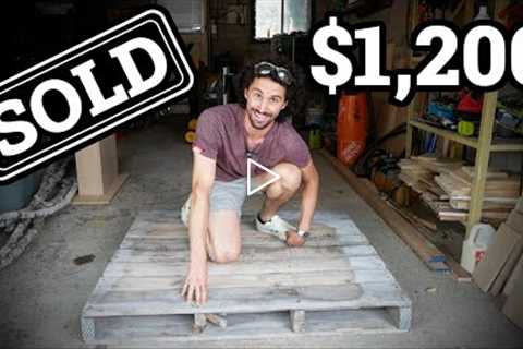 Turning a Free Pallet into a $1,200 Desk