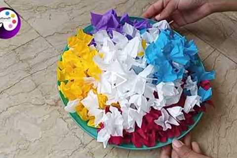 cardboard butterfly|| tissue paper crafts||@ujala craft ideas