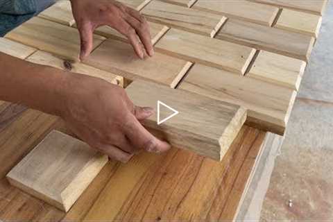 The Best Way To Use Old Wood // The Perfect Wood Recycling Project