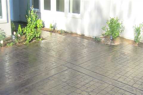 How long does a stamped concrete overlay last?