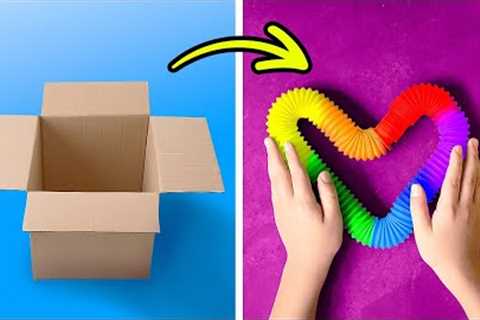 Cheap Cardboard And Paper Crafts That Will Save Your Money || DIY Furniture And Playhouse