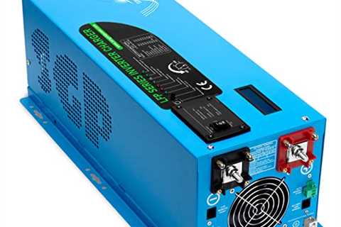 SUNGOLDPOWER 3000W DC 24V Peak 9000W Inverter Charger Pure Sine Wave, AC 120V with 40A Battery AC..