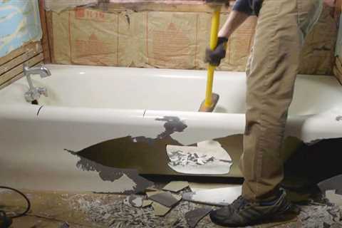 Here’s How to Remove a Cast Iron Tub