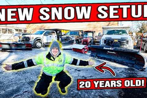 4 SNOW PLOW SETUPS THAT ARE AMZING! [LOADER, COMPACT TRACTOR, POLY EDGE PLOWS]