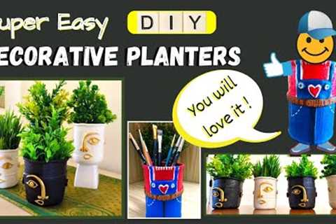 Plastic Bottle Craft Ideas for Home Decor | Best out of Waste DIY Decorative Planter Ideas