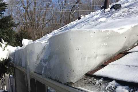 What damages ice dams can cause