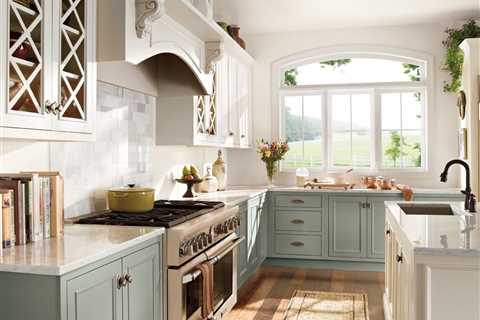 Farmhouse Two Tone Kitchen Cabinets