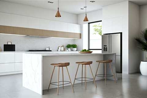 White Concrete Countertops