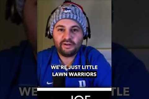 For the AMATEURS…🫵👊 #lawncare #youtube #shorts #superbowl #fail #fyp #livestream #podcast