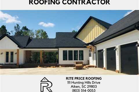 Rite Price Roofing Offers Comprehensive Roofing and Exterior Services Across the Greater Aiken, SC..