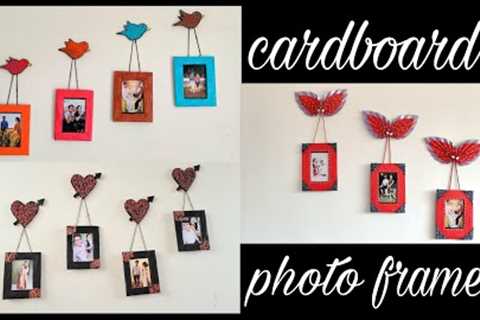 photo frame | cardboard crafts | room decorating ideas | diy home decor\ paper craft | art and craft