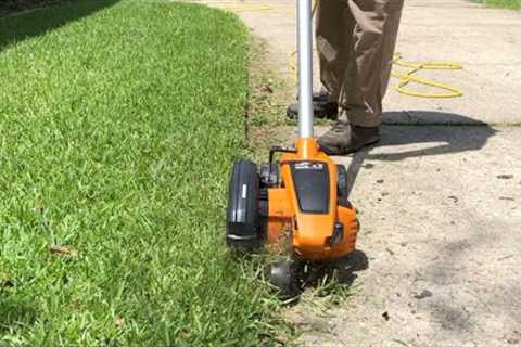 WORX Electric Edger unbox and demo