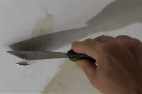 How to Repair a Water Damaged Plaster Ceiling