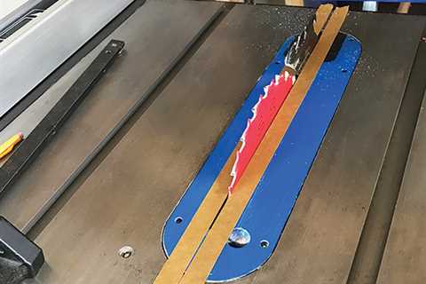 Quick Zero-clearance Table Saw Mod – Woodworking | Blog | Videos | Plans