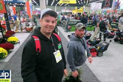 Equip Exposition GIE EXPO  Lots Of New Lawn Care Equipment Part 1