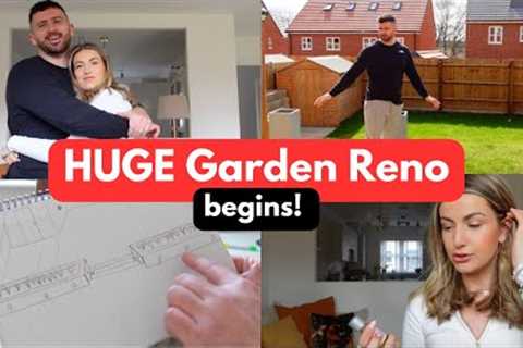 RENOVATING OUR SPLIT LEVEL GARDEN | new build house uk