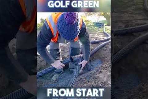 Building a USGA golf green in 60 seconds