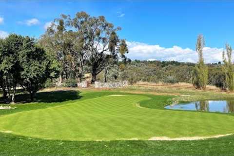 I''m Mowing Everyday on My Golf Green // Mowing and Fert in the Rain