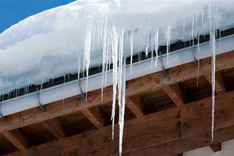 How do you get rid of ice dams in the winter?