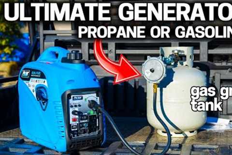 Backup Generator that uses your Gas Grill Tank? GENIUS!