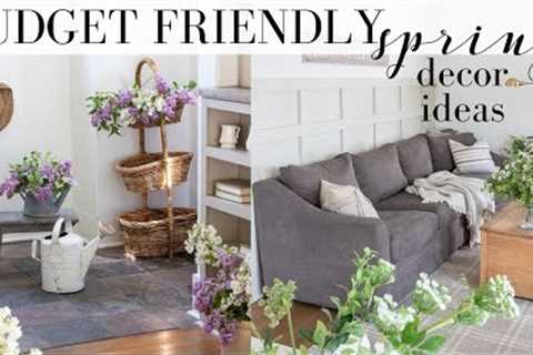 Budget Friendly Spring Decor Ideas | Cottage Style Home