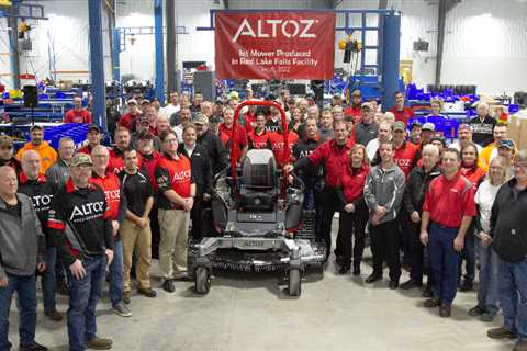 First Zero-Turn Comes Off The Line At Newly Expanded Altoz Facility