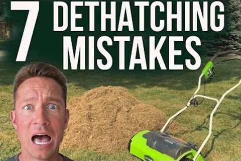 7 DETHATCHING MISTAKES that could RUIN YOUR LAWN