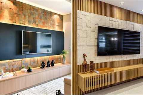 300 Modern Living Room TV Cabinet Design 2023 | TV Unit Design | Home Interior Wall Decorating Ideas