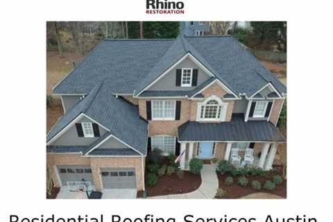 Residential Roofing Services Austin, TX