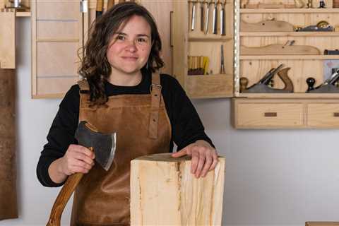 Tune up an all-purpose hatchet into a carving axe