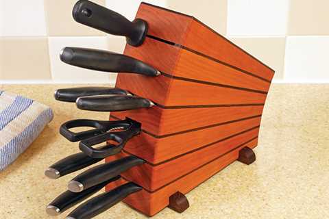 PROJECT: Pinstriped Knife Block – Woodworking | Blog | Videos | Plans