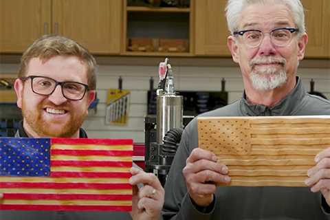 VIDEO: Making a Flag Plaque – Woodworking | Blog | Videos | Plans