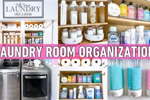 EXTREME LAUNDRY ROOM ORGANIZATION | DIY Budget Laundry Room Makeover with Temu