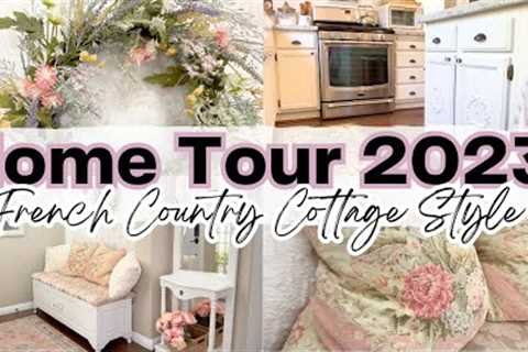 Decorating ideas / French Country cottage style / home tour  2023 / no talking/relaxing home tour