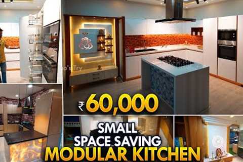 Trending Small Space Budget Modular Kitchen Ideas, Interior Design, Wardrobes | Mano''s Try Tamil