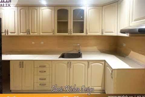 Classic Kitchen Cabinets Design Ideas. #kitchendesigns #kitchentrends