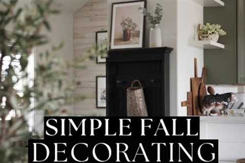 Evening Decorating Of Our Modern Farmhouse | Fall Floral Ideas 2023