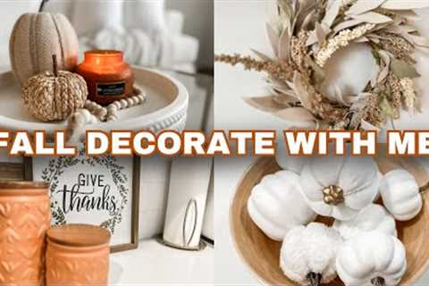 NEW 2023 FALL DECORATE WITH ME / EASY FALL DECOR IDEAS / DECORATING FOR FALL 🍂