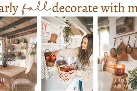 EARLY FALL DECOR | Decorate With Me + Rearranging Furniture