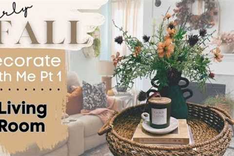 Early Fall Decorate with Me 2023 | Fall Decorating Ideas | Fall Living Room