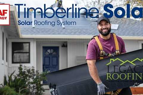 The new Timberline Solar™ roofing system is so advanced it makes solar simple.  Call 801-447-8011