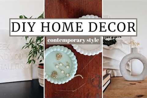 DIY MODERN HOME DECOR IDEAS - Easy and Budget-Friendly Projects