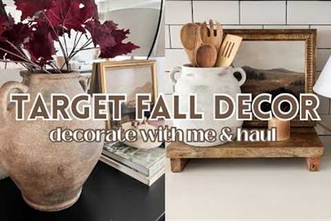 *NEW* TARGET FALL DECOR 2023 | Fall decorate & shop with me + haul